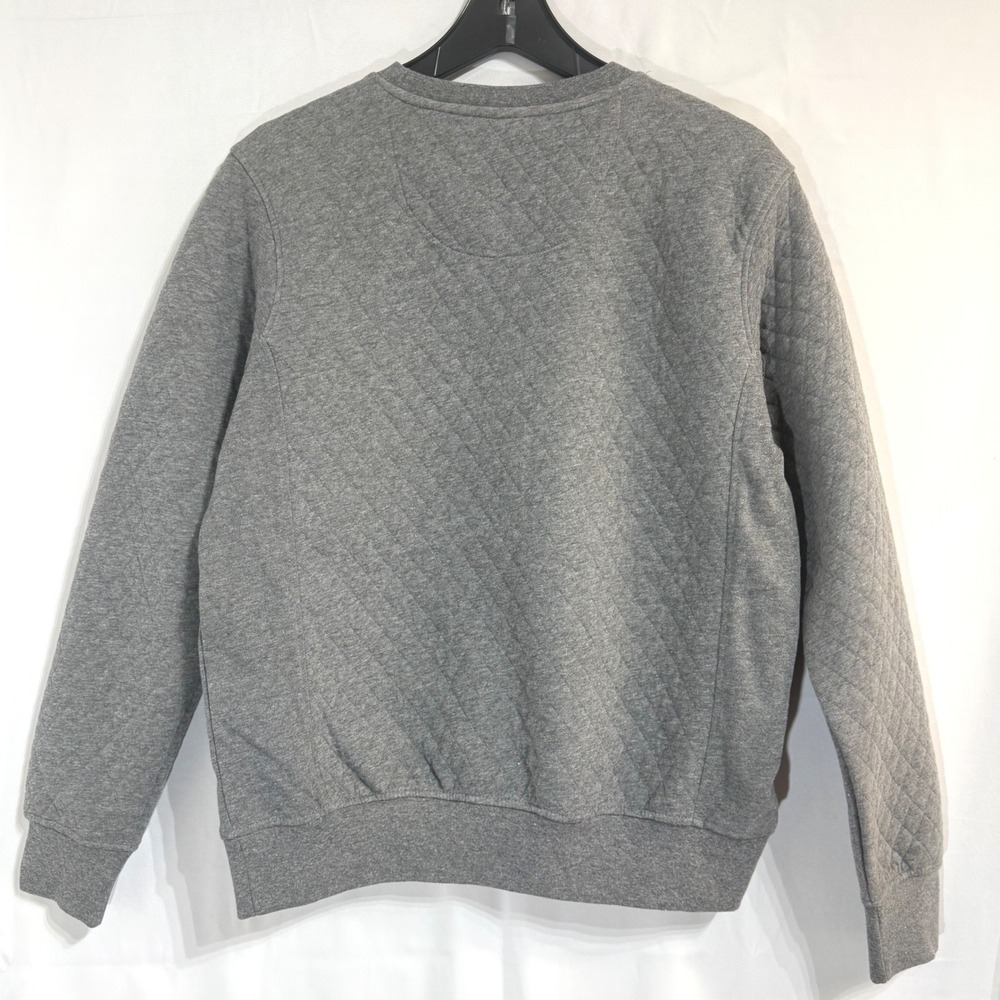 Oklahoma‎ Sooners Pressbox Women's S Moose Quilted Pullover Sweatshirt Grey NEW - Picture 5 of 11
